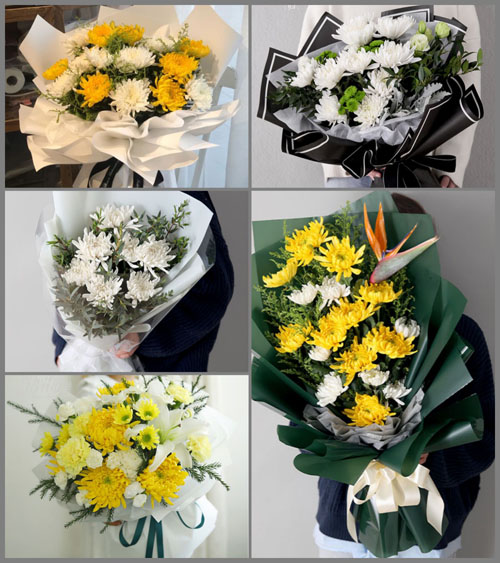 山东青岛平度市明村镇刘家堡村白事花束代送